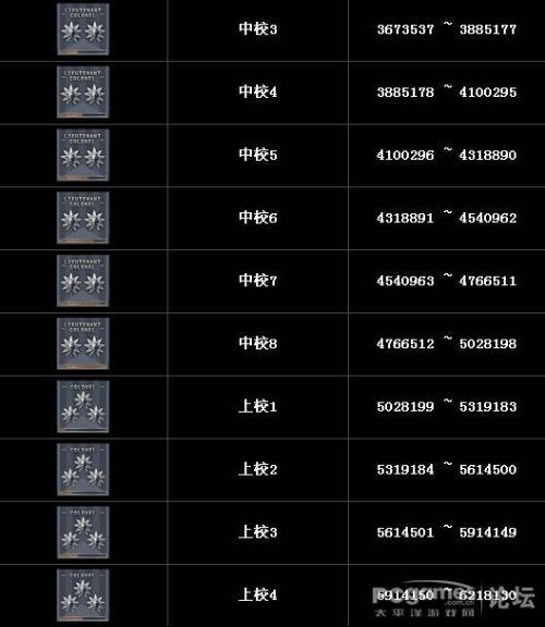 最新CF等级，游戏进阶与玩家荣誉的标志性象征